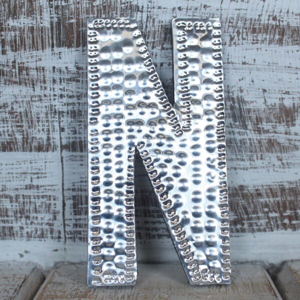 Litere Decorative din Aluminiu - N