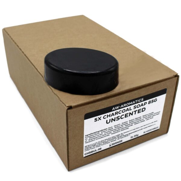 Săpun cu Cărbune Activat 85g - Fără Parfum - Fără Etichetă