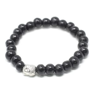 Brățări din Lemn de Culoare Închisă - Buddha