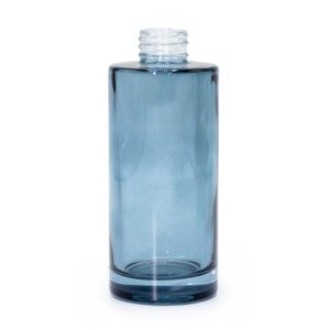 Sticlă înaltă difuzor 200 ml albastru fumuriu cu Bețișoare (Gât de 28 mm)