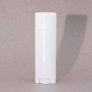 Dispozitiv Oval Alb pentru Ruj - 5g (6.6x1.9x1.2cm)