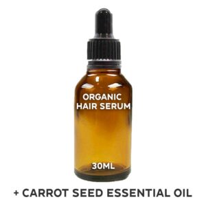 Ser Organic pentru Păr 30ml - Semințe de Morcov Fără Etichetă