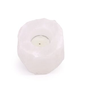Sfeșnic din Cristal de Stâncă din Sare de Himalaya  600-800g