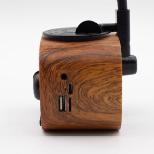Mini Boxă Gramofon Retro – Bluetooth și Radio FM