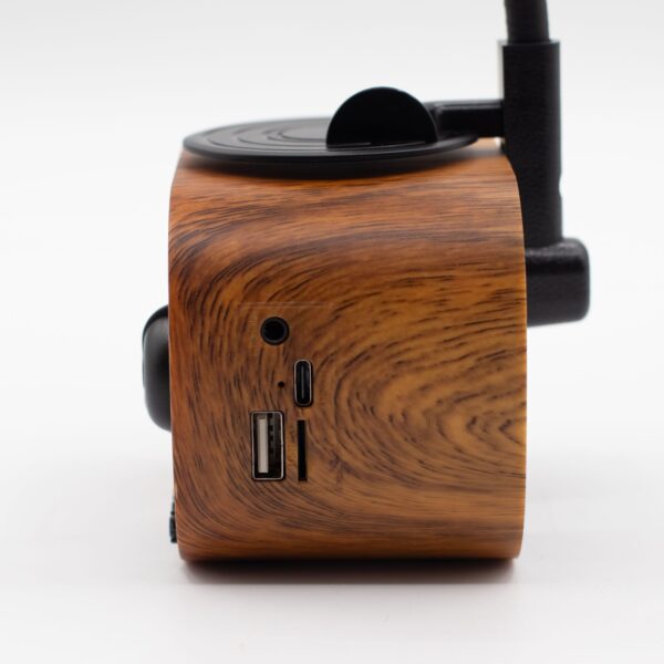 bG9jYWw6Ly9tZWRpYS85Si9HRS82MFIzMEMxSjY0V0tHRTlKLzcyZWMyOWIzLmpwZw Mini Boxă Gramofon Retro – Bluetooth și Radio FM
