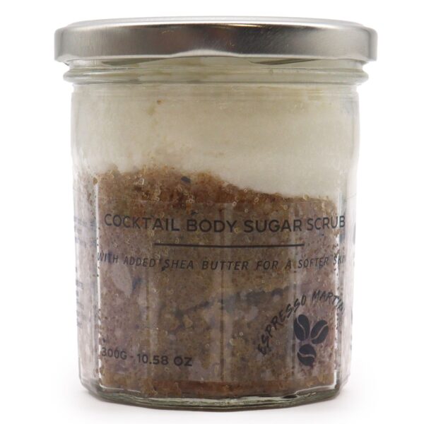 Scrub de Corp Parfumat cu Zahăr - Espresso Martini 300g