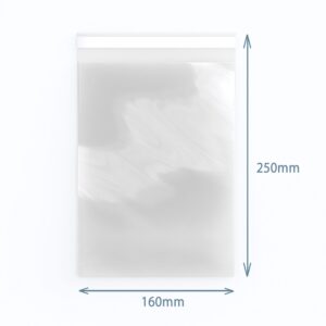 Pungi Polipropilenă Cu Închidere 160x250mm