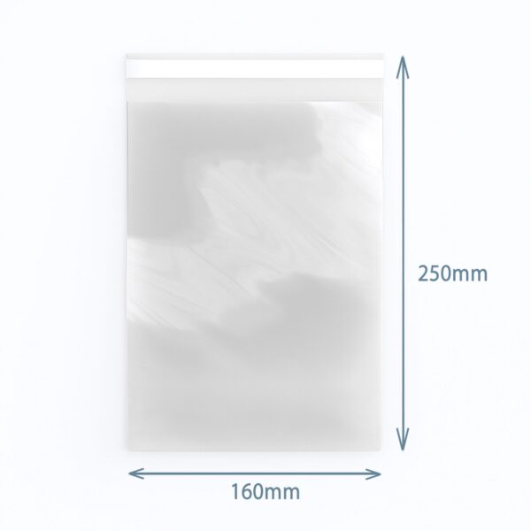 Pungi Polipropilenă Cu Închidere 160x250mm