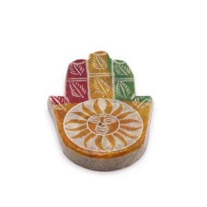 Suport Hamsa pentru Bețișoare Parfumate 9x6cm - Fața Soarelui