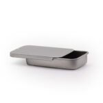 Cutie din tablă aluminiu cu capac culisant – 20 g (7x4,2x1,5 cm)