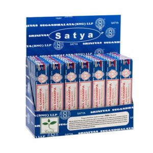 Cutie de Afișare Bețișoare Parfumate - Satya Nagchampa 15 Gms