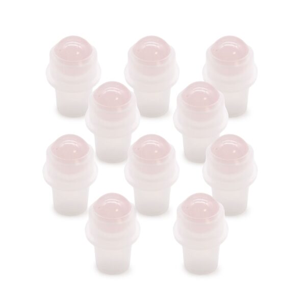 bG9jYWw6Ly9tZWRpYS85TS9FQy82MFIzMEMxRzZSVktFQzlNLzg3ZWNmMmZhLmpwZWc Set de 10 buc. Bilă Roll-On pentru Sticlă de 5 ml - Cuarț Roz