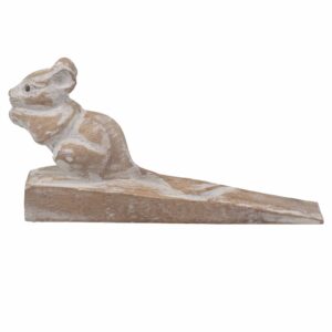 Opritor de Ușă Sculptat Manual - Șoarece