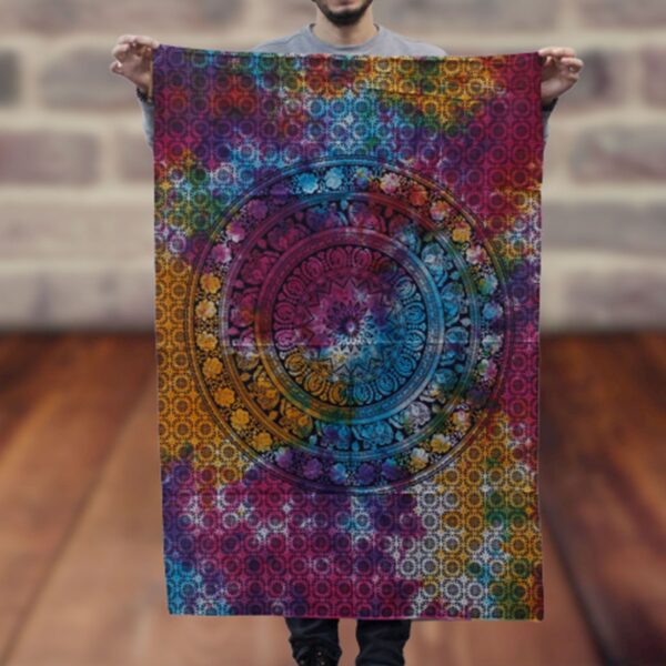 Decorațiune din Bumbac pentru Perete - Mandala Elefant