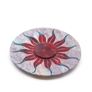 Suport disc pentru bețișoare parfumate 10 cm - floarea soarelui (pentru 5 bețișoare)