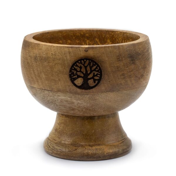 Suport Mare pentru Conuri de Tămâie - Bol Ritualic 11x9 cm - Arborele Vieții