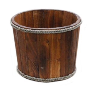 Găleată Decorativă Mică - Maro 21x29cm