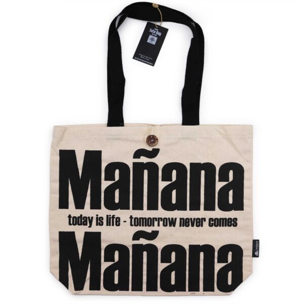 Set 5 buc. Geantă Tote Clasică Iconică – Mâine, Mâine – Natural 10oz (36x43x10cm)