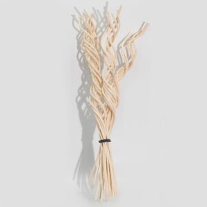 Set 50 buc. crenguțe răsucite naturale, negre pentru difuzor de arome 3 mm x 28 cm