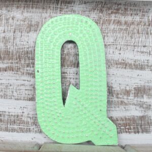 Litere Multicolore "Q" - 15cm