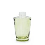 Sticlă tip vază 100 ml pentru difuzor albastru fumuriu