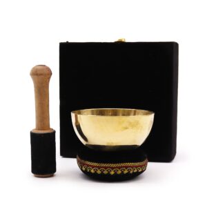 Set Cadou Vas Cântător din Alamă - 9cm