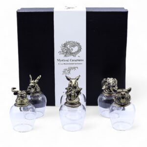Set Cadou cu 6 Pahare Bottom Up (100 ml) – Creaturi Mistice