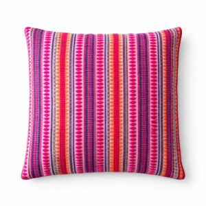 Husă de Pernă Clasică – Neon Stripes – 45x45 cm