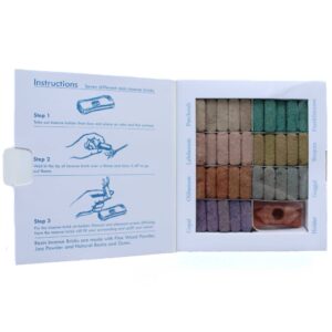 Set de Afișare cu 70 Cărămizi Parfumate Naturale cu Suport - Vestul Sălbatic