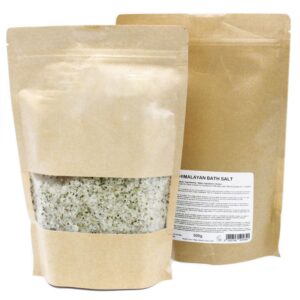 Amestec de Sare de Baie de Himalaya 500g - Detoxifiere - Fără Etichetă