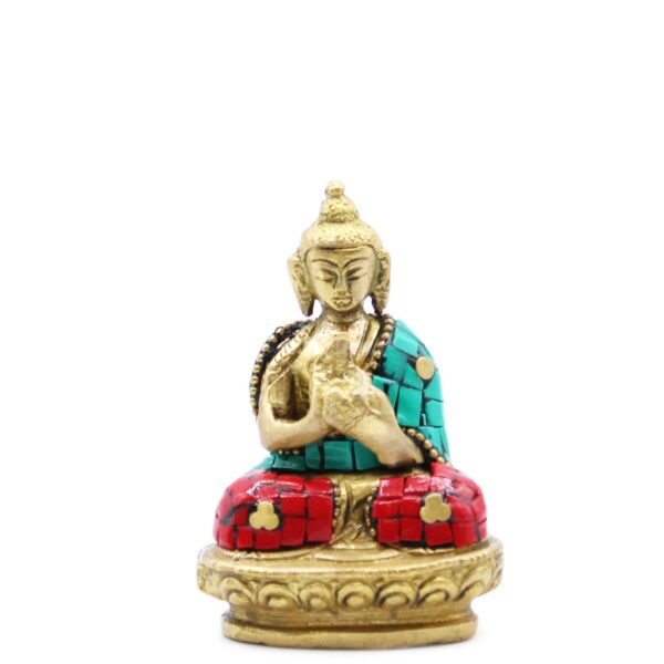 bG9jYWw6Ly9tZWRpYS85US8yRC82MFIzMEMxRzZSUksyRDlRL2MzYjUyMWUwLmpwZWc Figurină Buddha din Alamă - Binecuvântare - 7.5cm