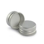 Capac pentru Sticlă de Medicamente din sticlă, Aluminiu Argintiu, 28 mm