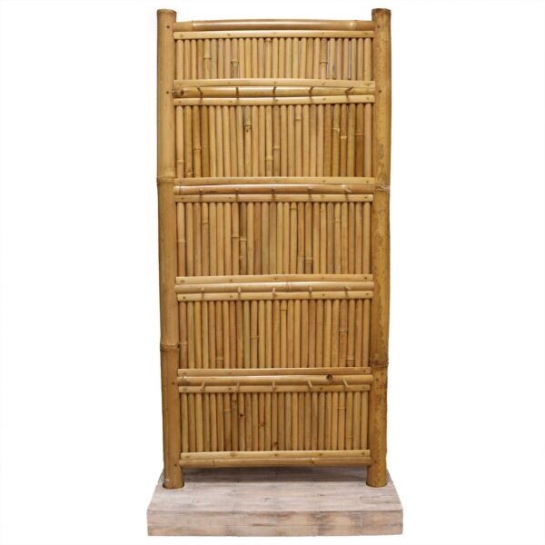 Suport Înalt de Afișare din Bambus 20 de Cuie - 140x71cm