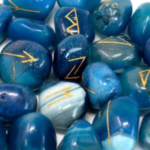 Pietre Rune - Onix Albastru