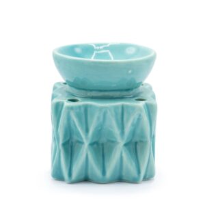 Lampă de aromaterapie motiv geometric albastru