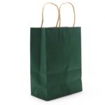 Pungă Cadou Mare din Hârtie cu Mâner (26x32x12cm) - Verde (130g)