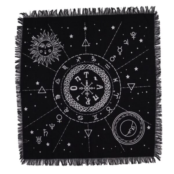 Pânză de Altar cu Franjuri Esoterică - Viață Moarte Renaștere
