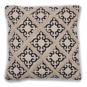 Husă de Pernă Clasică - Lux Criss-Cross și Imprimeu - 45x45cm