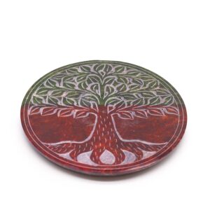 Suport disc pentru bețișoare parfumate 10 cm - arborele vieții