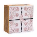 Cutie din lemn de mango 15x17.5x8cm - Tigru HOP HARE 