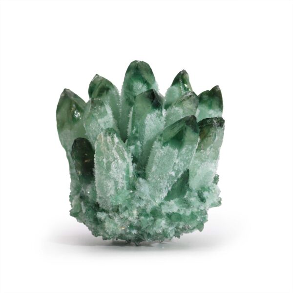 Cluster de Cuarț Natural Realizat - Cuarț Spiritual Verde (aprox. 250-300g, 8cm)