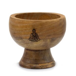 Suport Mare pentru Conuri de Tămâie - Bol Ritualic 11x9 cm - Buddha