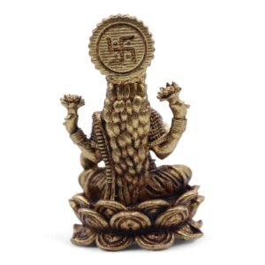 Figurine Miniature din Alamă – Laxmi (22 g) – 37 mm