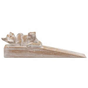 Opritor de Ușă Sculptat Manual - Pisică