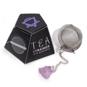 Infuzor de ceai cu cristal Ametist