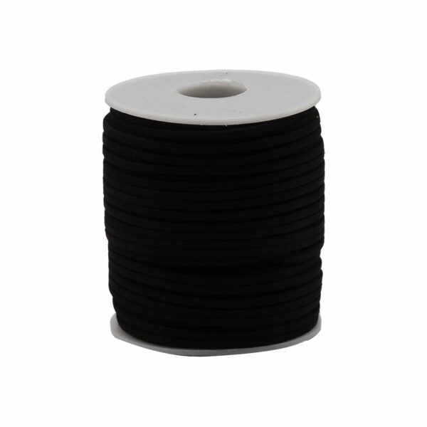 Rolă de Șnur de Bumbac - 2,5 mm x 45 m - Negru A001