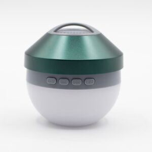 Lampă Suspendabilă pentru Camping cu Mini Boxă – Verde