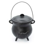 Ceaun Extra Mare din Fontă cu Triple Moon – 23x18 cm (minim 4 kg)