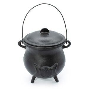 Ceaun Extra Mare din Fontă cu Triple Moon – 23x18 cm (minim 4 kg)