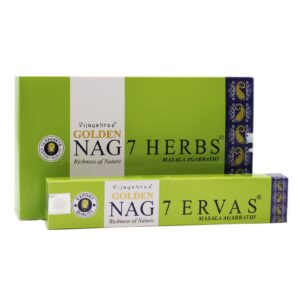 Bețișoare Parfumate 15g  Golden Nag - 7 Plante